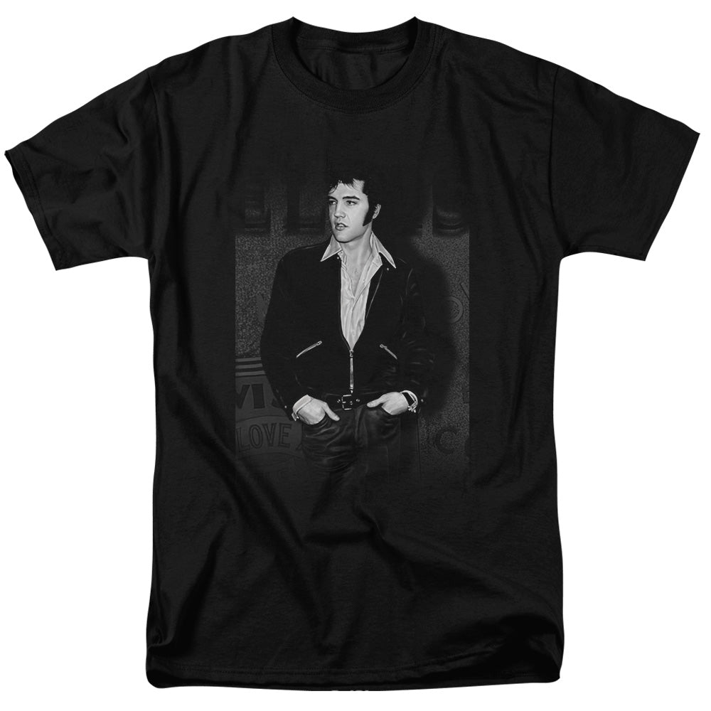 Elvis Presley Just Cool Mens T Shirt Black Officially Licensed