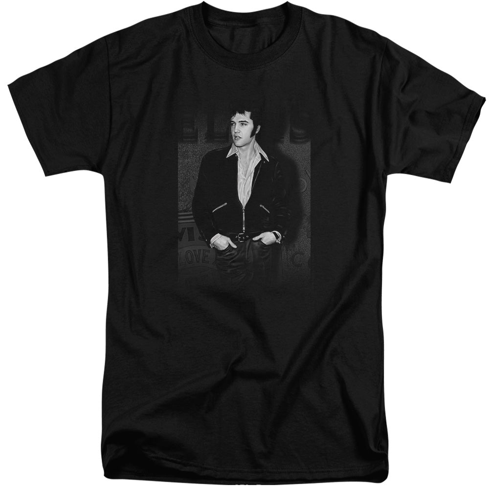 Elvis Presley Just Cool Mens Tall T Shirt Black Officially Licensed