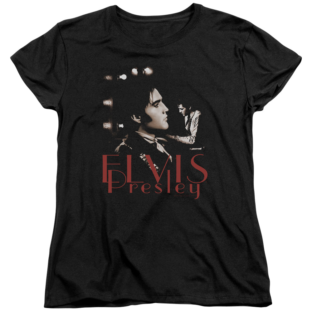 Elvis Presley Memories Womens T Shirt Black Officially Licensed