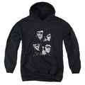 Elvis Presley Faces Kids Youth Hoodie Black Officially Licensed