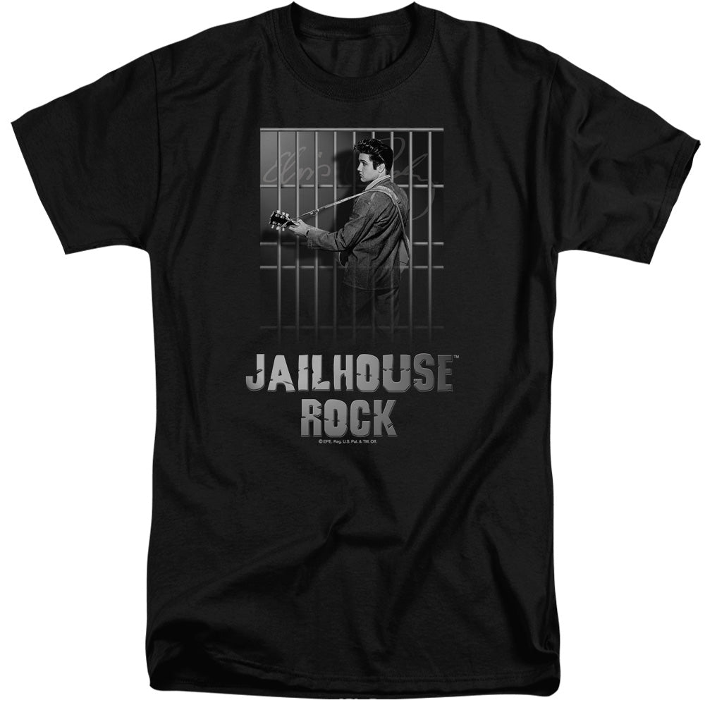 Elvis Presley Jailhouse Rock Mens Tall T Shirt Black Officially Licensed
