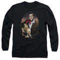 Elvis Presley Red Scarf #2 Mens Long Sleeve Shirt Black Officially Licensed Officially Licensed