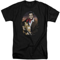 Elvis Presley Red Scarf #2 Mens Tall T Shirt Black Officially Licensed