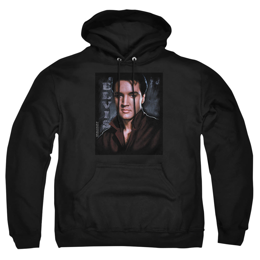 Elvis Presley Tough Mens Hoodie Black Officially Licensed