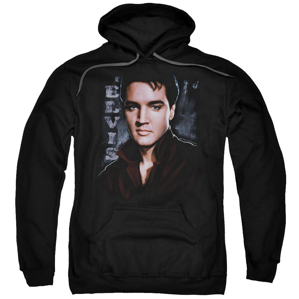 Elvis Presley Tough Mens Hoodie Black Officially Licensed
