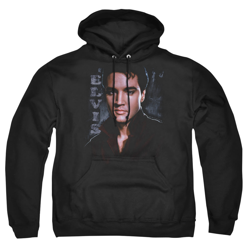 Elvis Presley Tough Mens Hoodie Black Officially Licensed
