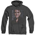 Elvis Presley Tough Heather Mens Hoodie Black Officially Licensed