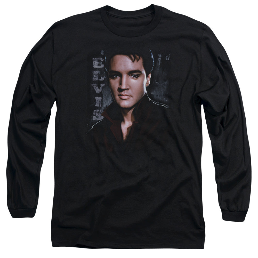 Elvis Presley Tough Mens Long Sleeve Shirt Black Officially Licensed Officially Licensed