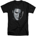 Elvis Presley Big Face Mens Tall T Shirt Black Officially Licensed