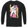 Elvis Presley Pink Rock Long Sleeve Kids Youth T Shirt Black Officially Licensed