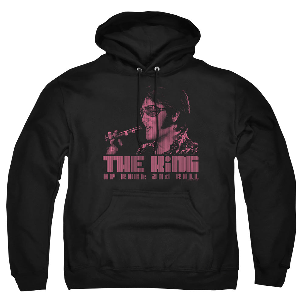Elvis Presley The King Mens Hoodie Black Officially Licensed