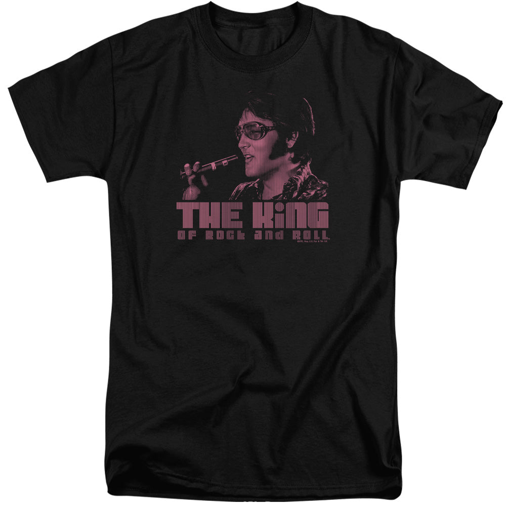 Elvis Presley The King Mens Tall T Shirt Black Officially Licensed
