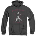 Elvis Presley Viva Las Vegas Star Heather Mens Hoodie Black Officially Licensed