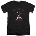 Elvis Presley Viva Las Vegas Star Mens Slim Fit V-Neck T Shirt Black Officially Licensed
