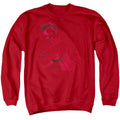 Elvis Presley On The Range Mens Crewneck Sweatshirt Red
