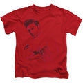 Elvis Presley on the Range Juvenile Kids Youth T Shirt Red Officially Licensed