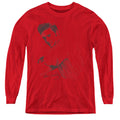 Elvis Presley on the Range Long Sleeve Kids Youth T Shirt Red Officially Licensed