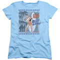 Elvis Presley Blue Hawaii Poster Womens T Shirt Light Blue Officially Licensed