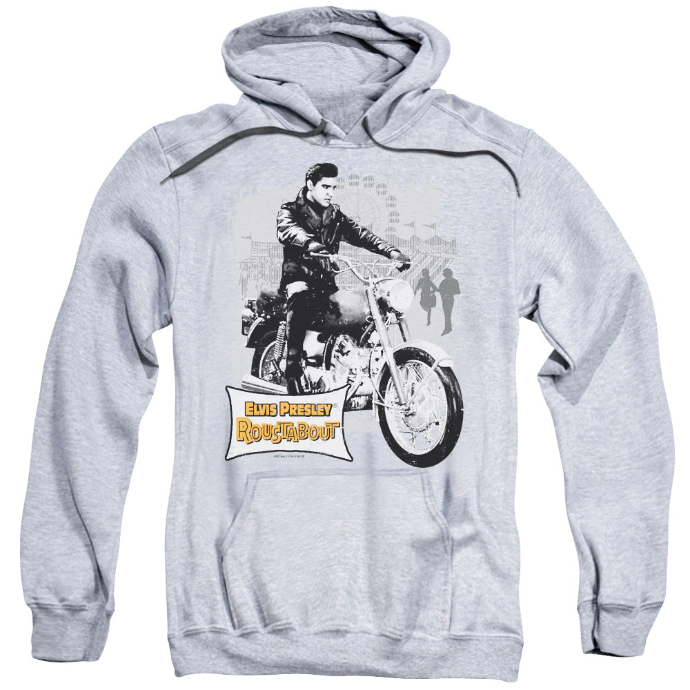 Elvis Presley Roustabout Poster Mens Hoodie Athletic Heather Officially Licensed