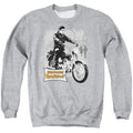 Elvis Presley Roustabout Poster Mens Crewneck Sweatshirt Athletic Heather