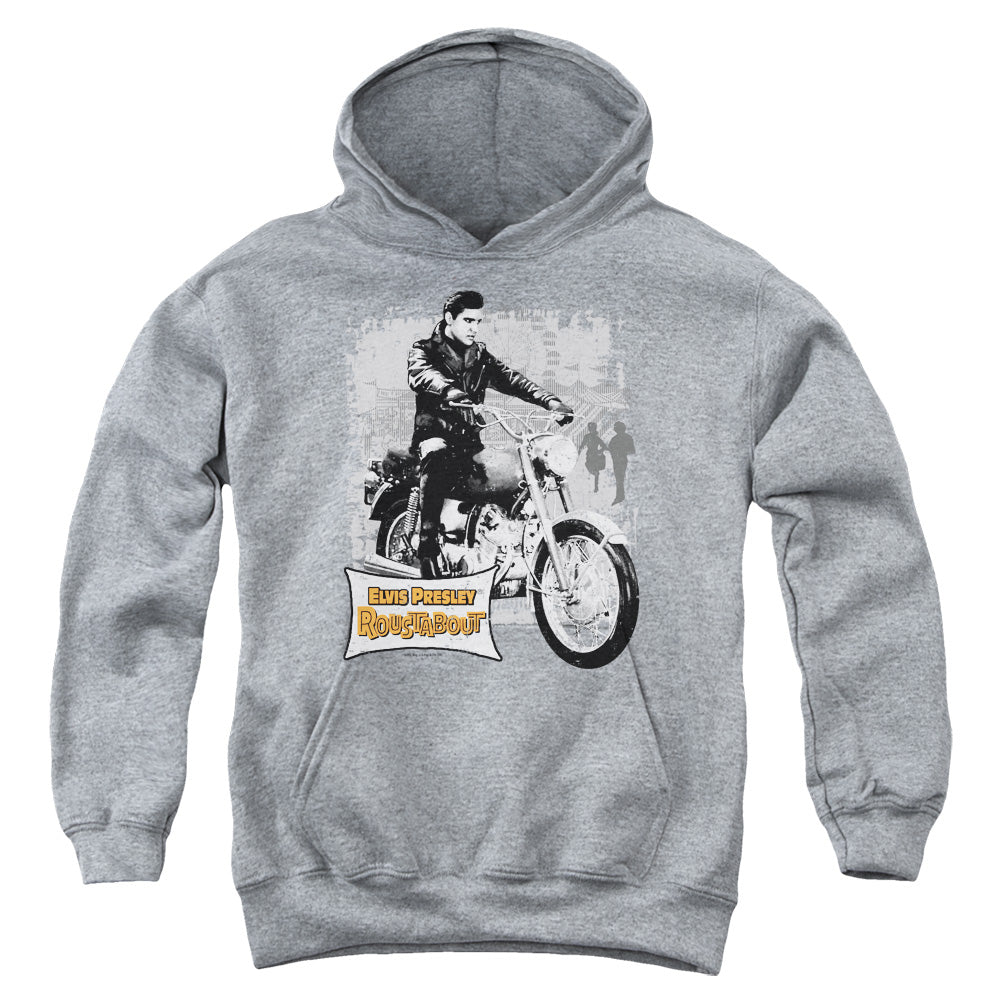 Elvis Presley Roustabout Poster Kids Youth Hoodie Heather Officially Licensed