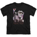 Elvis Presley 70s Star Kids Youth T Shirt Black Officially Licensed
