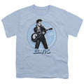 Elvis Presley 45 RPM Kids Youth T Shirt Light Blue Officially Licensed