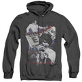 Elvis Presley International Hotel Heather Mens Hoodie Black Officially Licensed