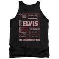 Elvis Presley Whole Lotta Type Mens Tank Top Shirt Black Officially Licensed