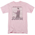 Elvis Presley Cell Block Rock Mens T Shirt Pink Officially Licensed