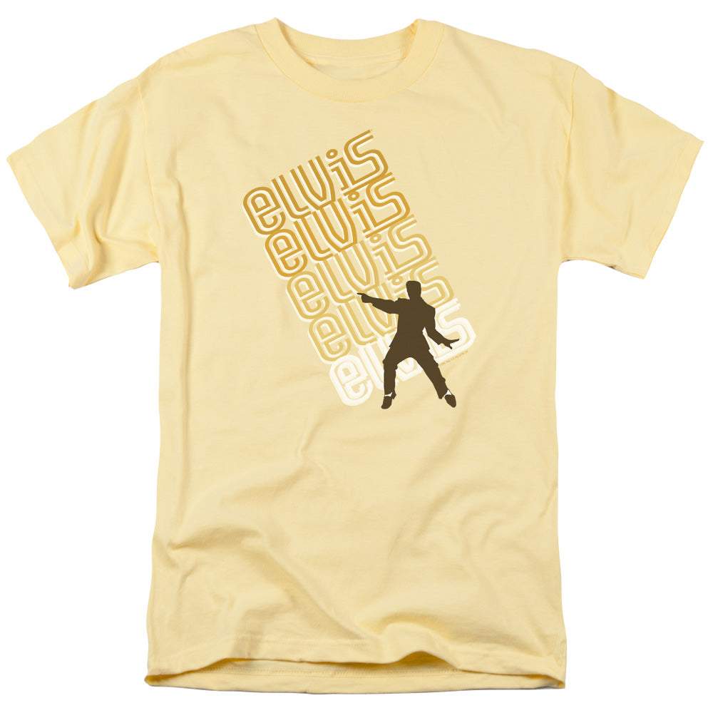 Elvis Presley Pointing Mens T Shirt Yellow Officially Licensed