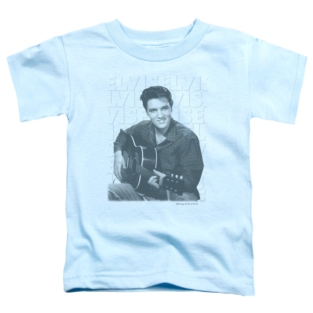 Elvis Presley Repeat Toddler Kids Youth T Shirt Light Blue Officially Licensed