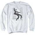 Elvis Presley Jailhouse Rock Mens Crewneck Sweatshirt White