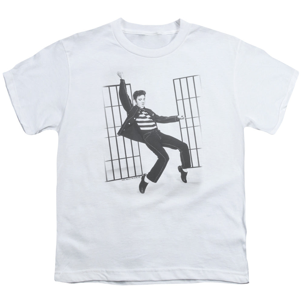 Elvis Presley Jailhouse Rock Kids Youth T Shirt White Officially Licensed