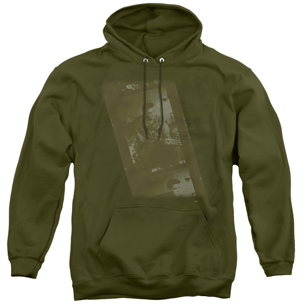 Elvis Presley Army Mens Hoodie Military Green Officially Licensed