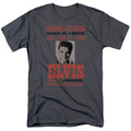 Elvis Presley Buffalo 1956 Mens T Shirt Charcoal Officially Licensed