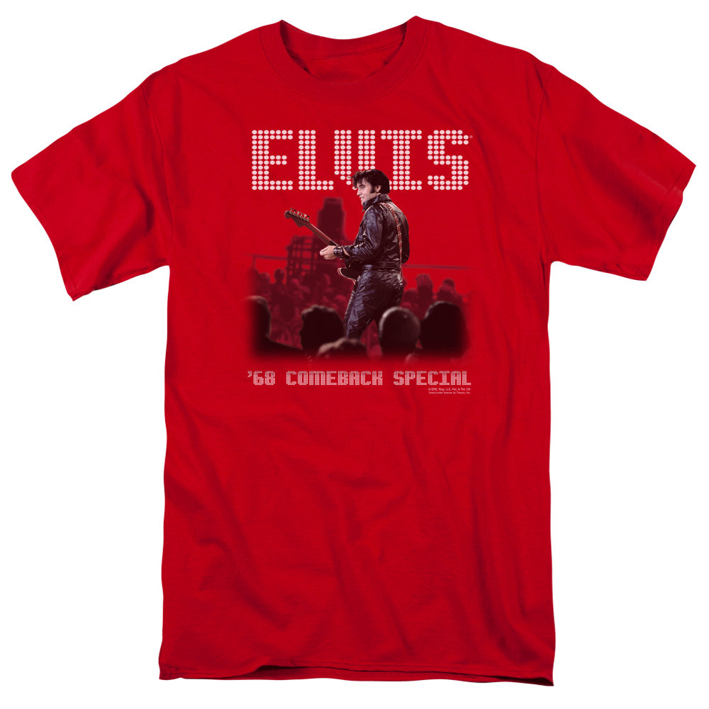 Elvis Presley Return Of The King Mens T Shirt Red Officially Licensed