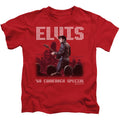 Elvis Presley Return of the King Juvenile Kids Youth T Shirt Red Officially Licensed
