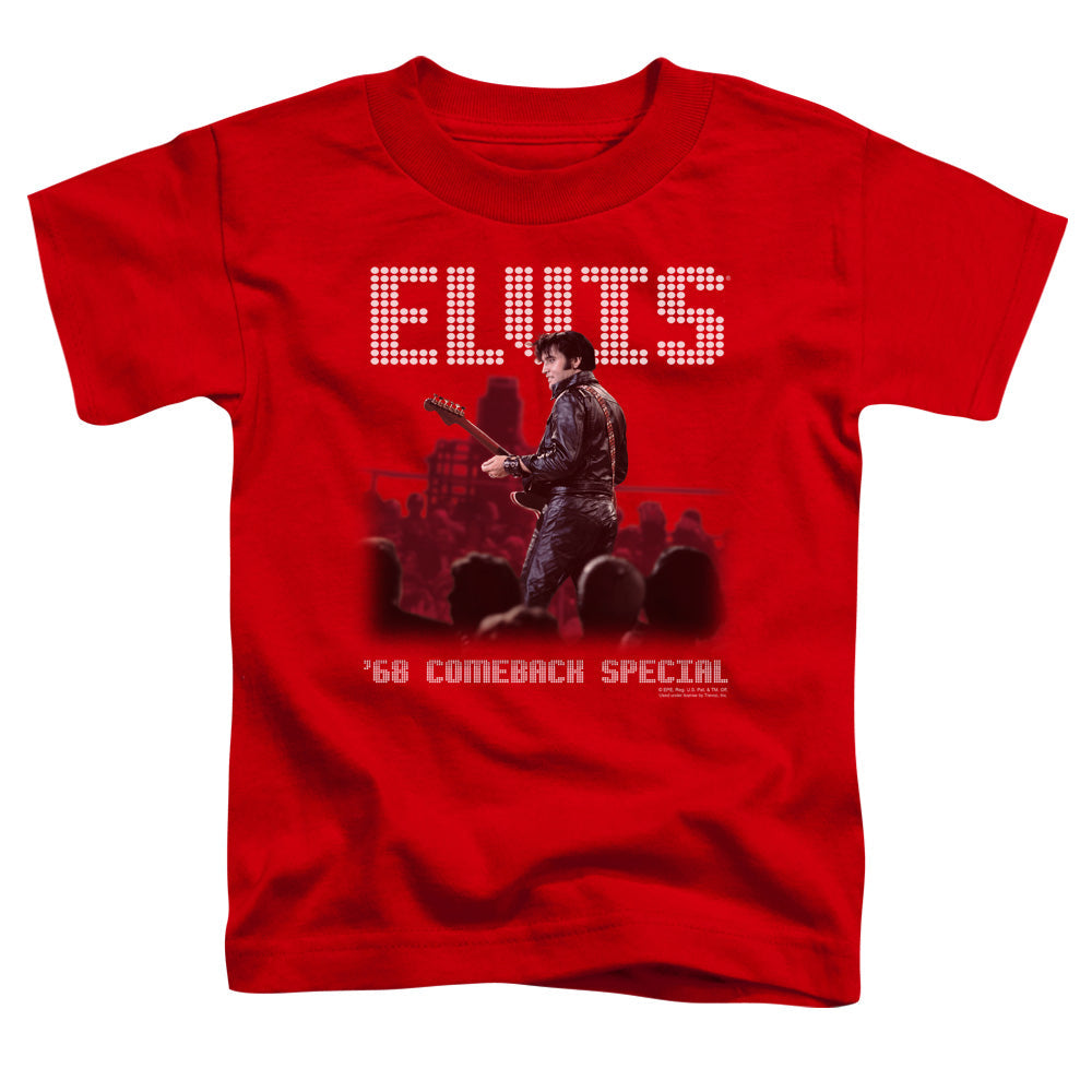 Elvis Presley Return of the King Toddler Kids Youth T Shirt Red Officially Licensed