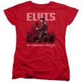 Elvis Presley Return of the King Womens T Shirt Red Officially Licensed