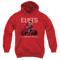 Elvis Presley Return of the King Kids Youth Hoodie Red Officially Licensed