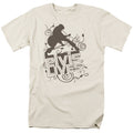 Elvis Presley Elvis Lives Mens T Shirt Cream Officially Licensed