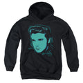 Elvis Presley Young Dots Kids Youth Hoodie Black Officially Licensed