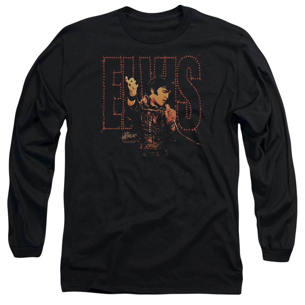Elvis Presley Take My Hand Mens Long Sleeve Shirt Black Officially Licensed Officially Licensed