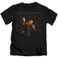 Elvis Presley Take My Hand Juvenile Kids Youth T Shirt Black Officially Licensed