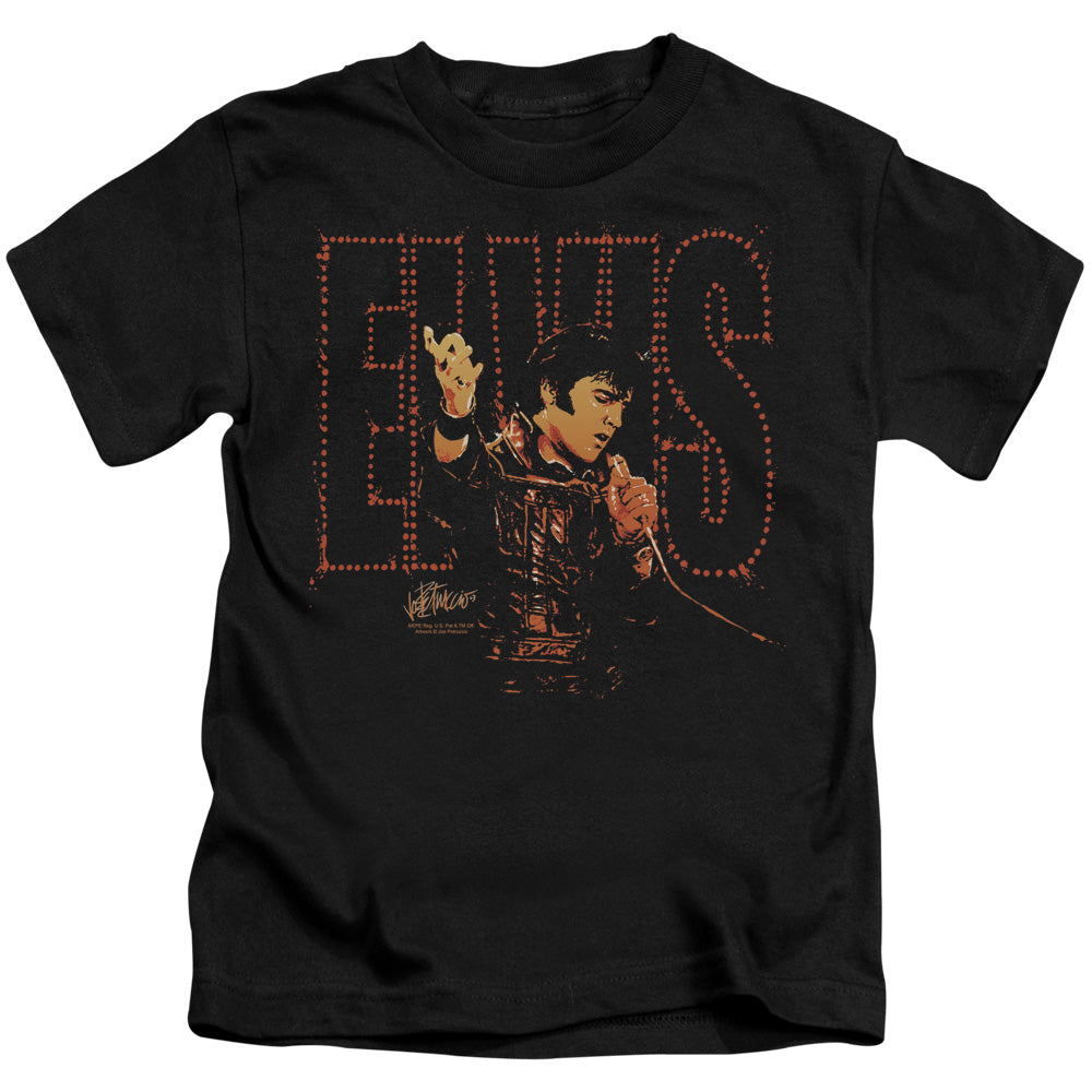 Elvis Presley Take My Hand Juvenile Kids Youth T Shirt Black Officially Licensed