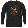 Elvis Presley Take My Hand Long Sleeve Kids Youth T Shirt Black Officially Licensed