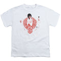 Elvis Presley Red Phoenix Kids Youth T Shirt White Officially Licensed