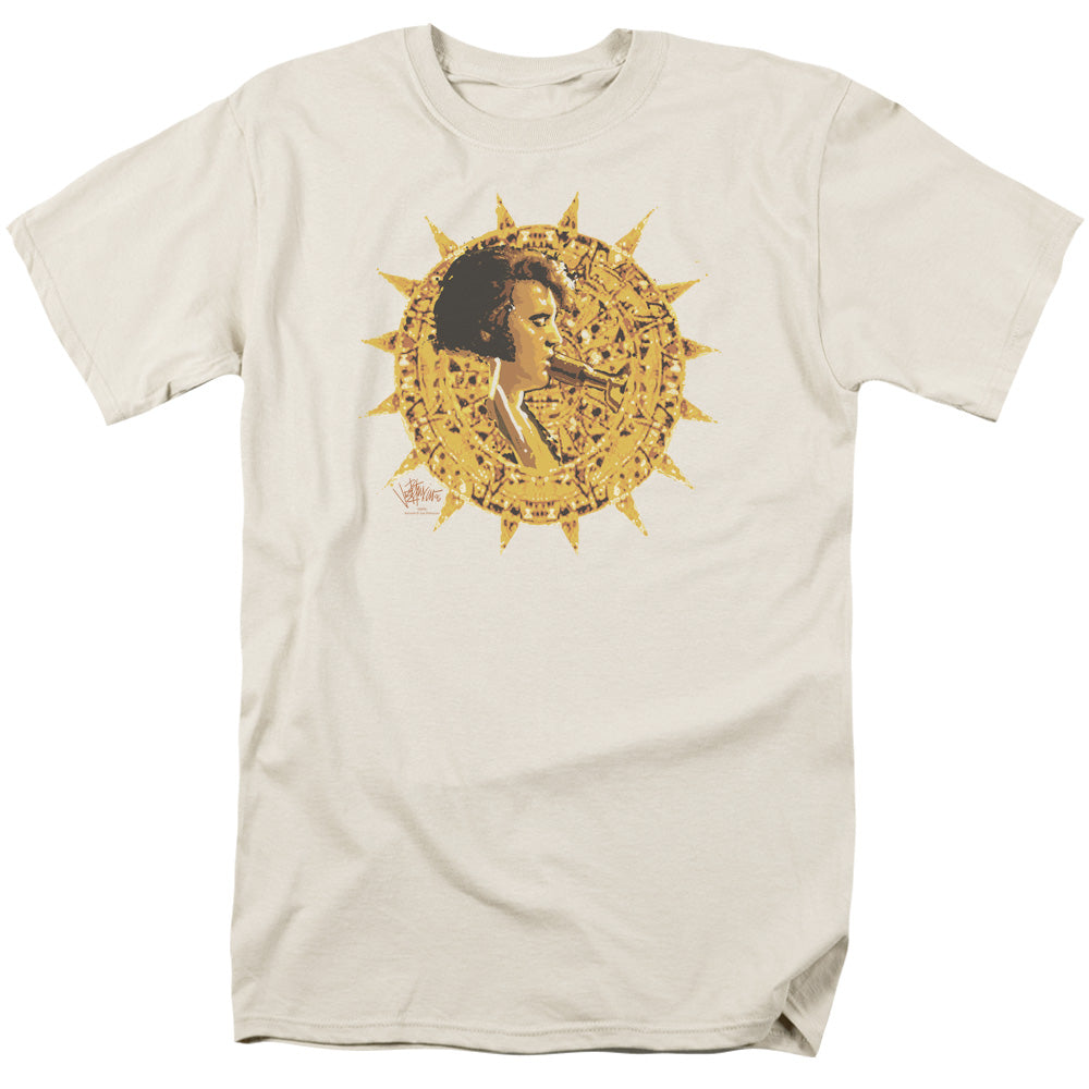 Elvis Presley Sundial Mens T Shirt Cream Officially Licensed
