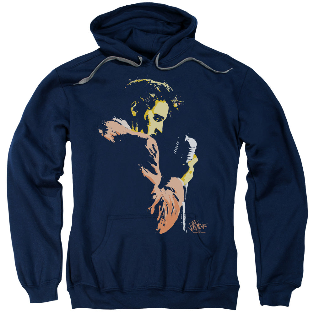 Elvis Presley Early Elvis Mens Hoodie Navy Blue Officially Licensed